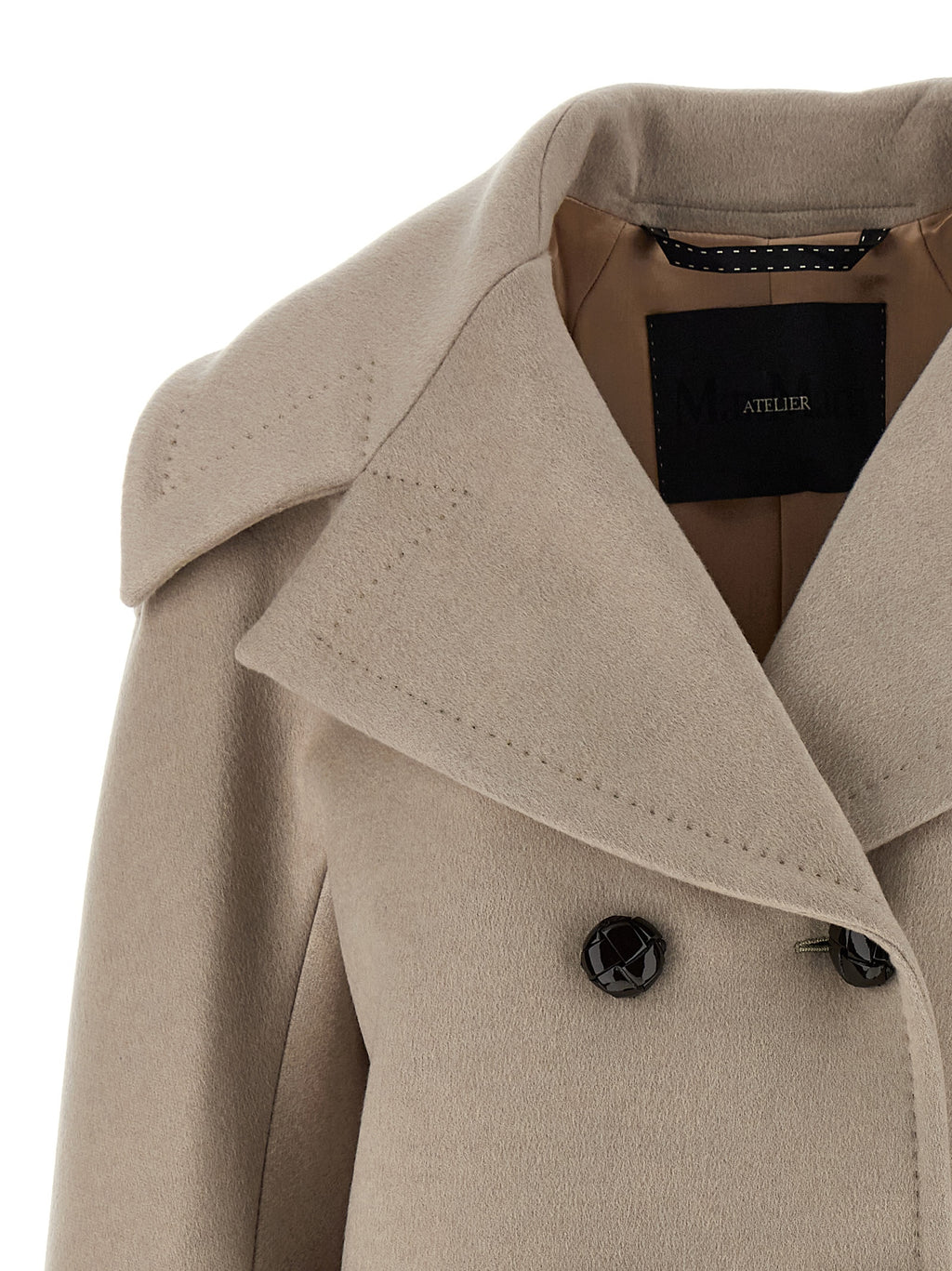Beige Cashmere Coat