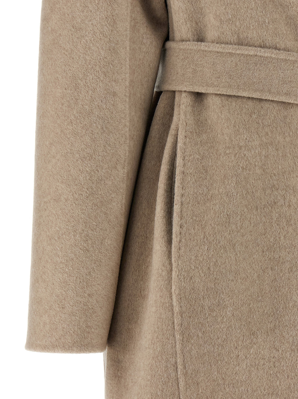 Beige Cashmere Coat