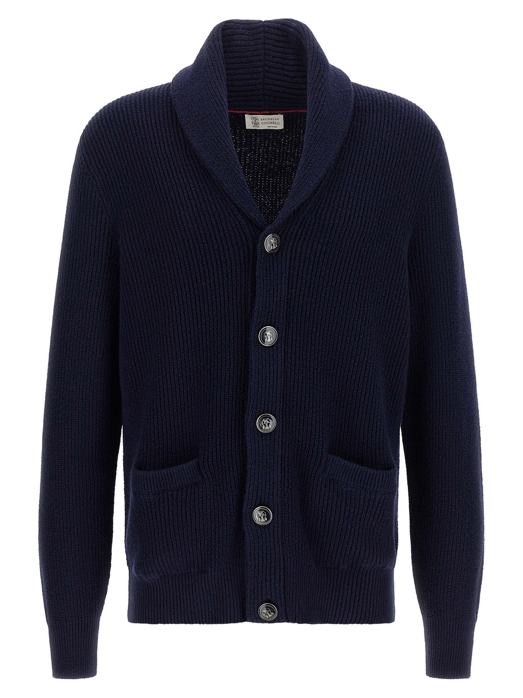 Blue Cotton Cardigan