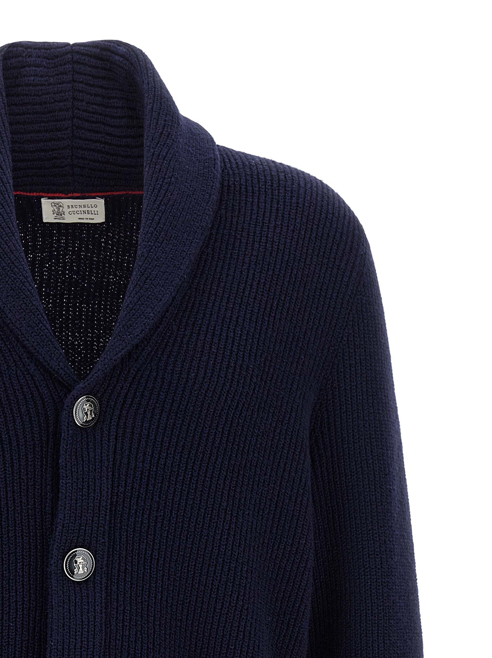 Blue Cotton Cardigan