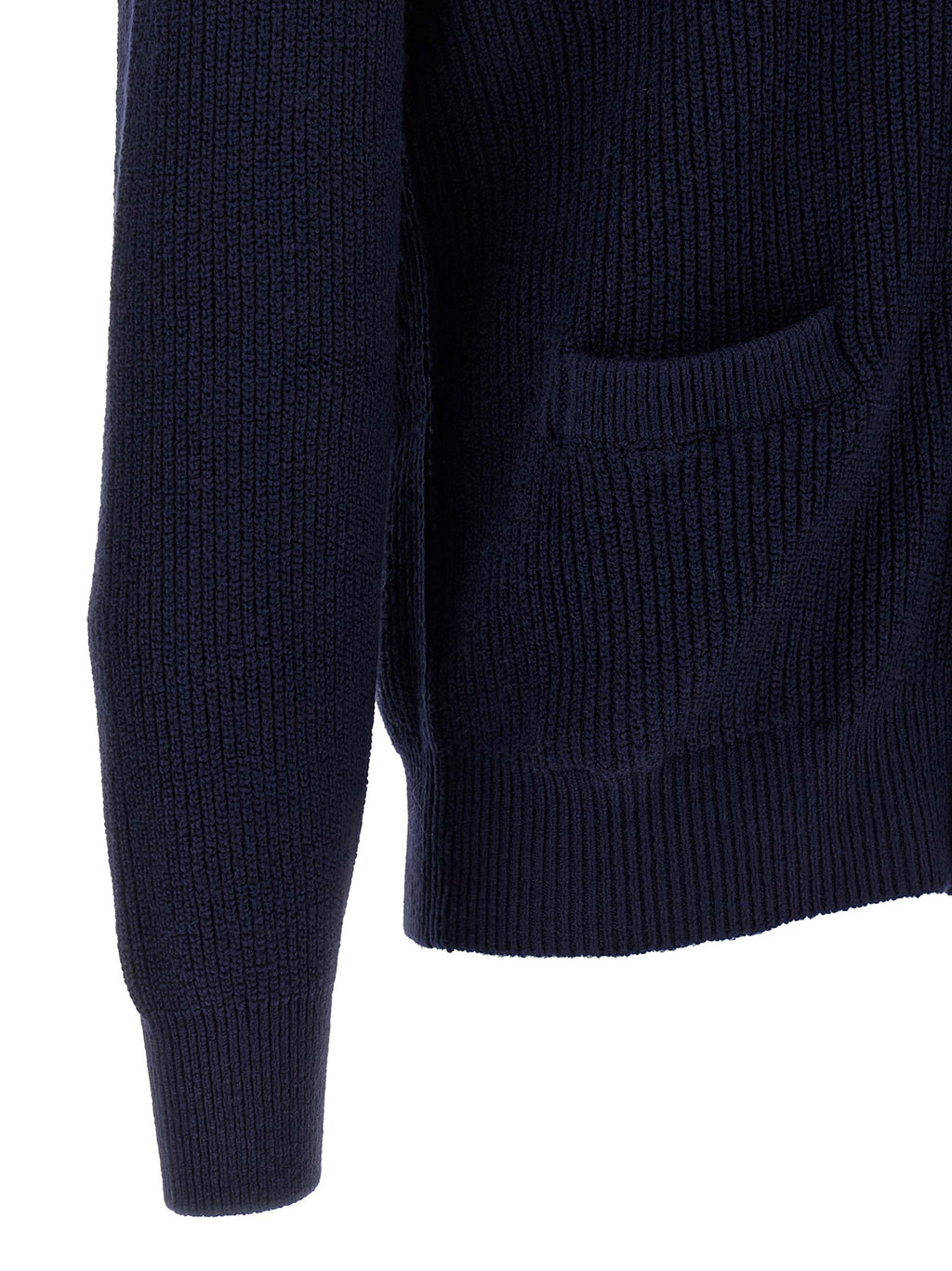 Blue Cotton Cardigan