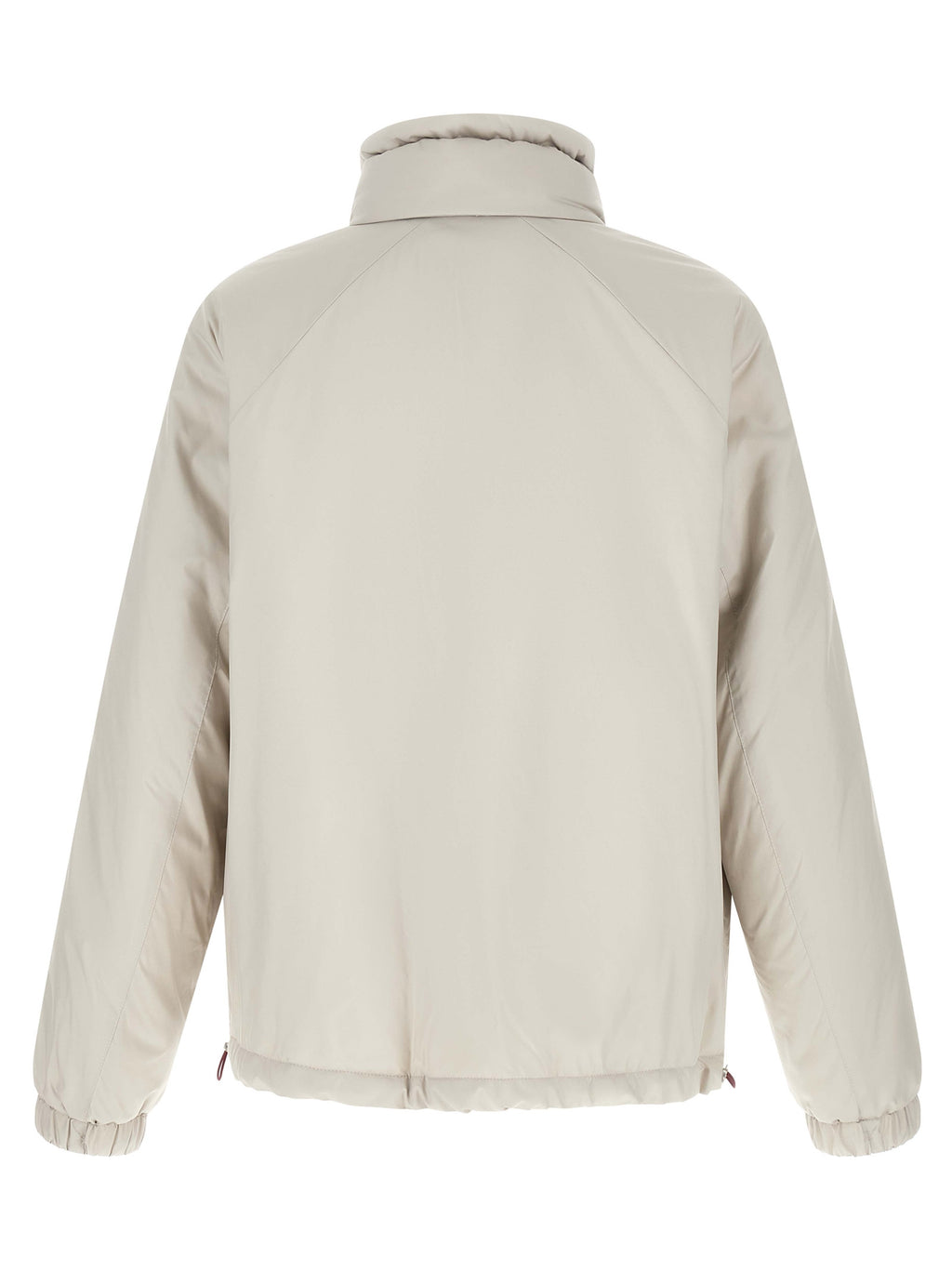 White Polyester Shell Jacket