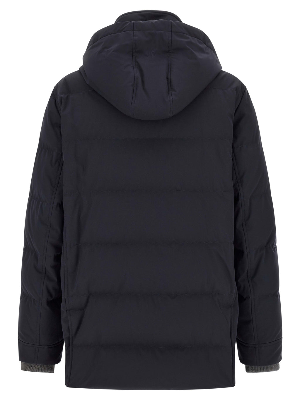 Blue Polyamide Parka