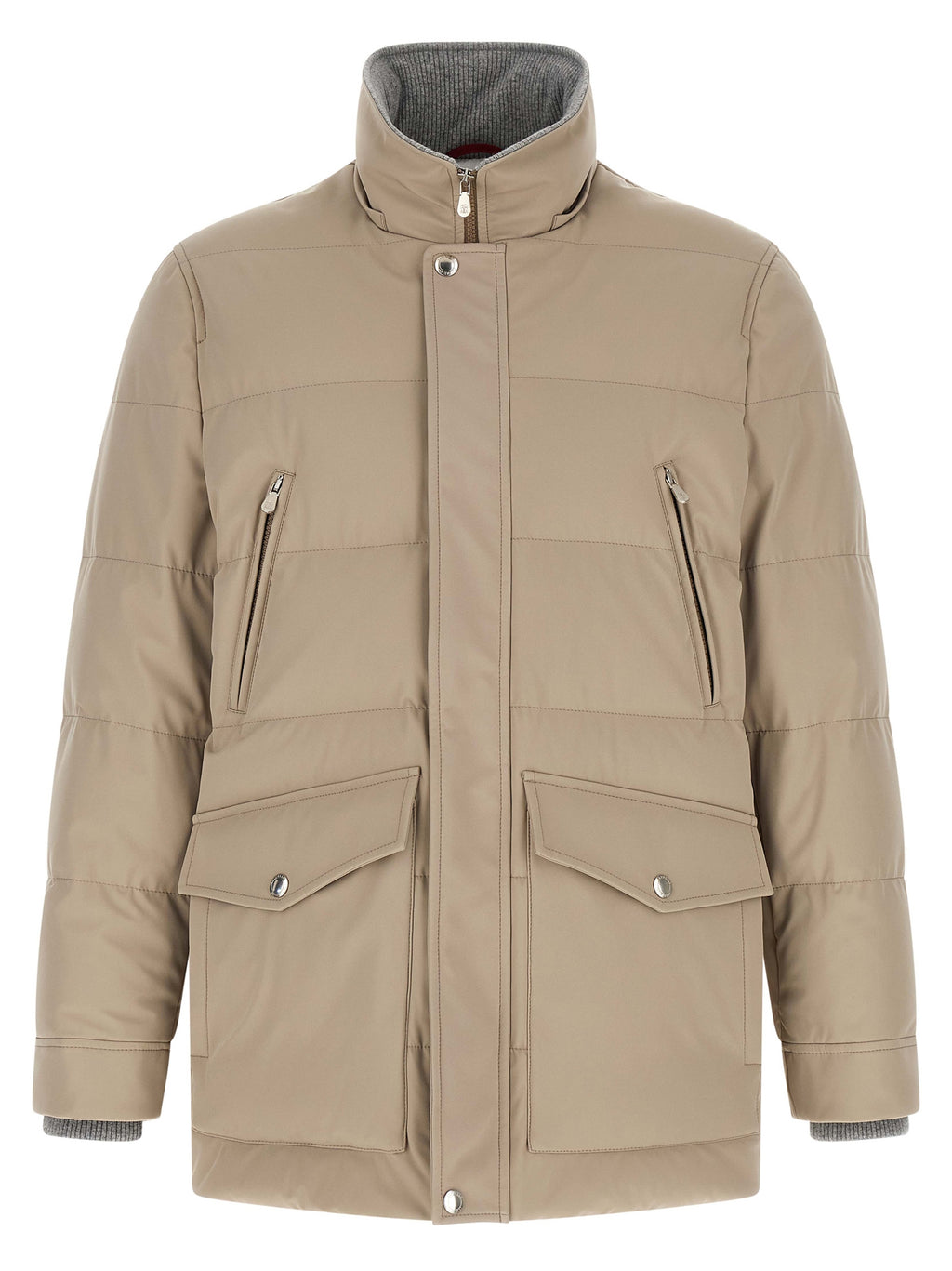 Beige Polyamide Parka