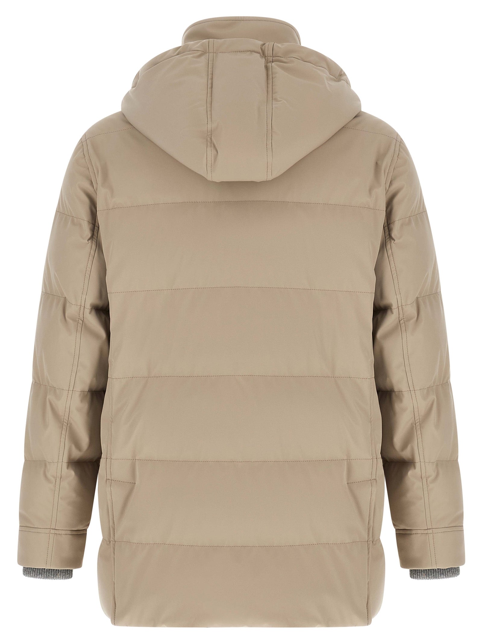 Beige Polyamide Parka