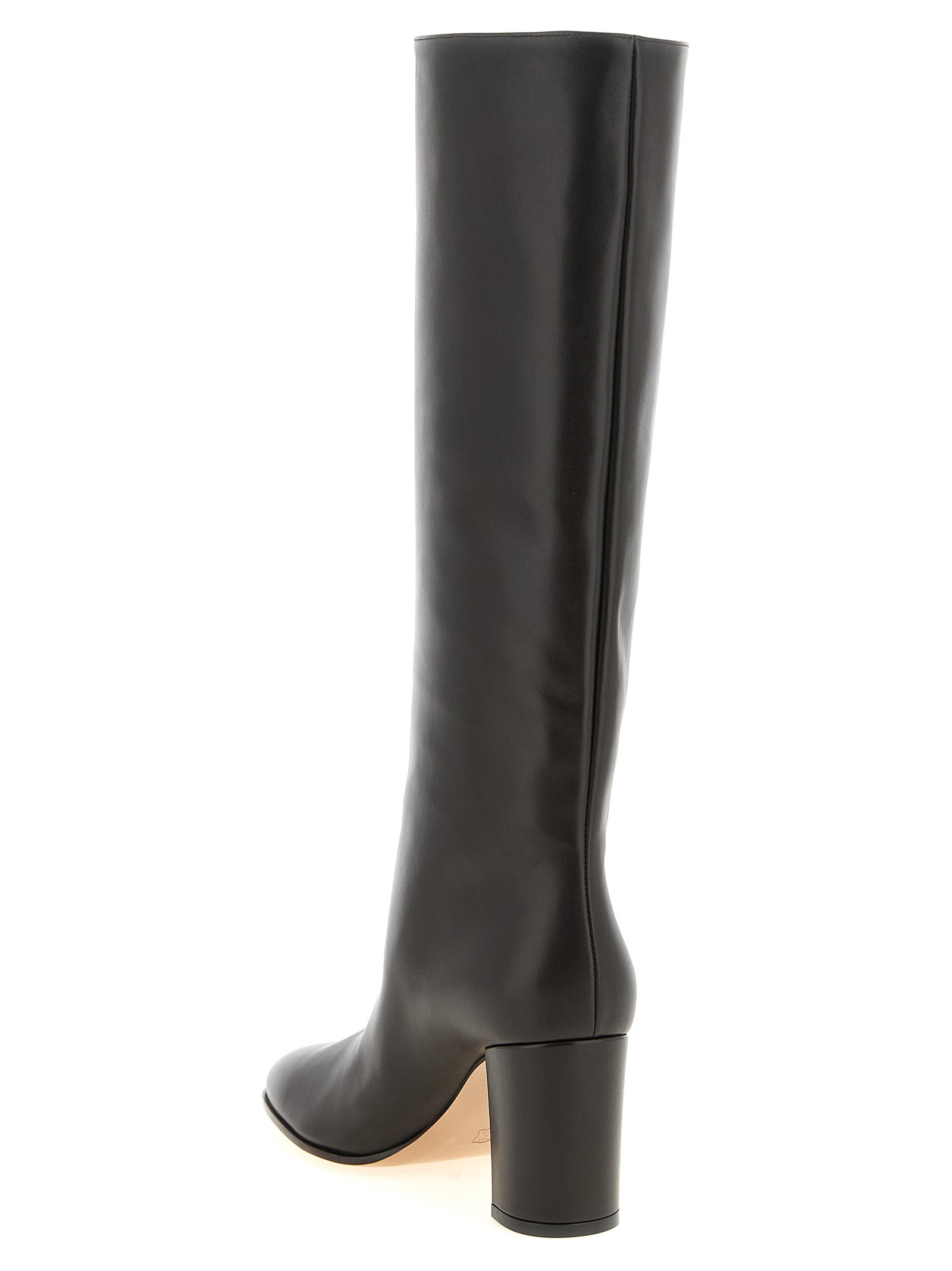Brown Calfskin Over The Knee
