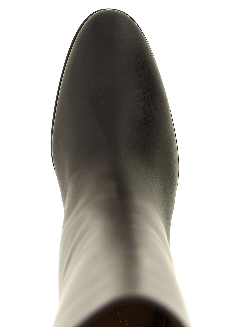 Brown Calfskin Over The Knee