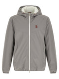 Gray Polyamide Shell Jacket