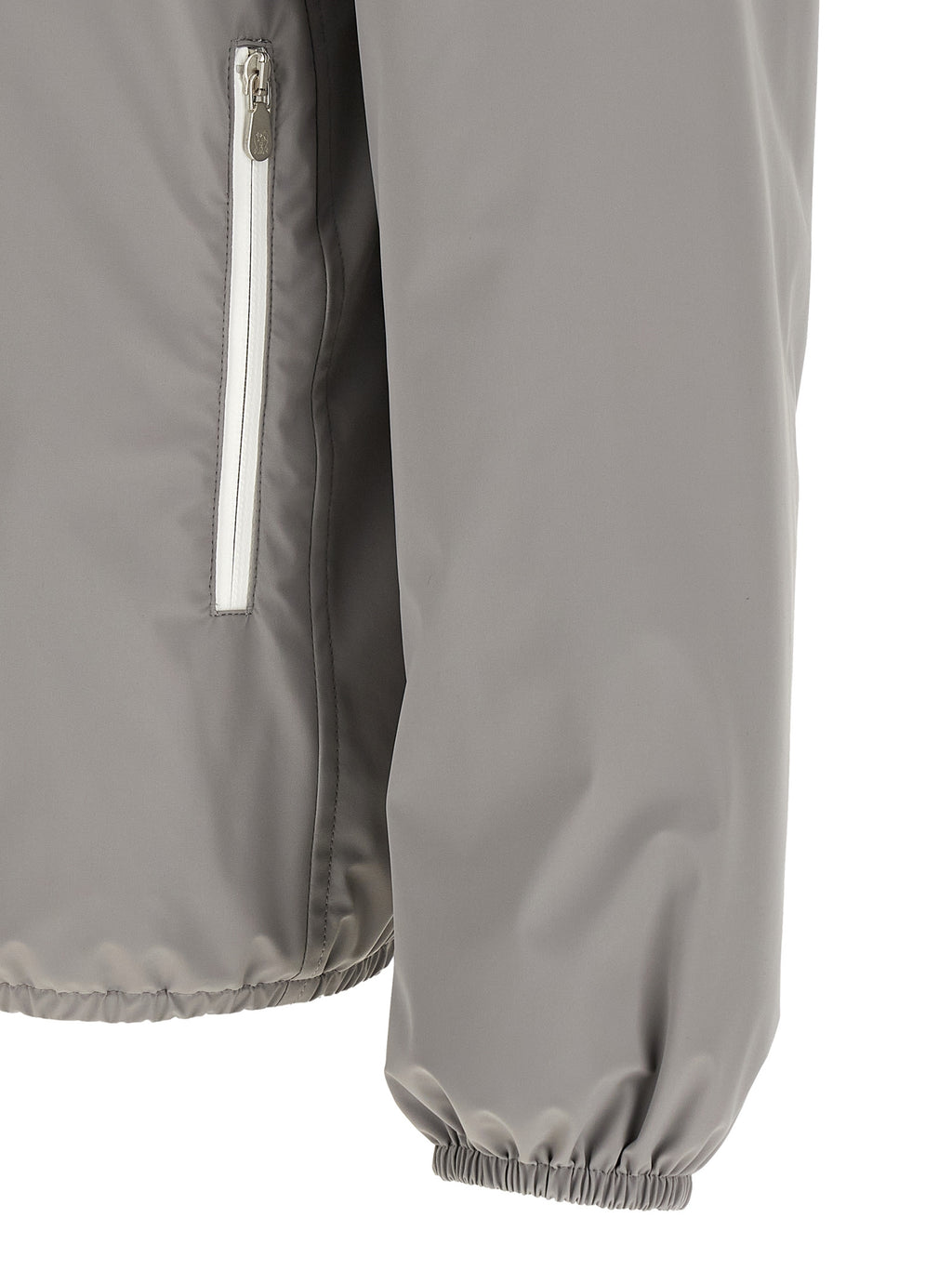 Gray Polyamide Shell Jacket