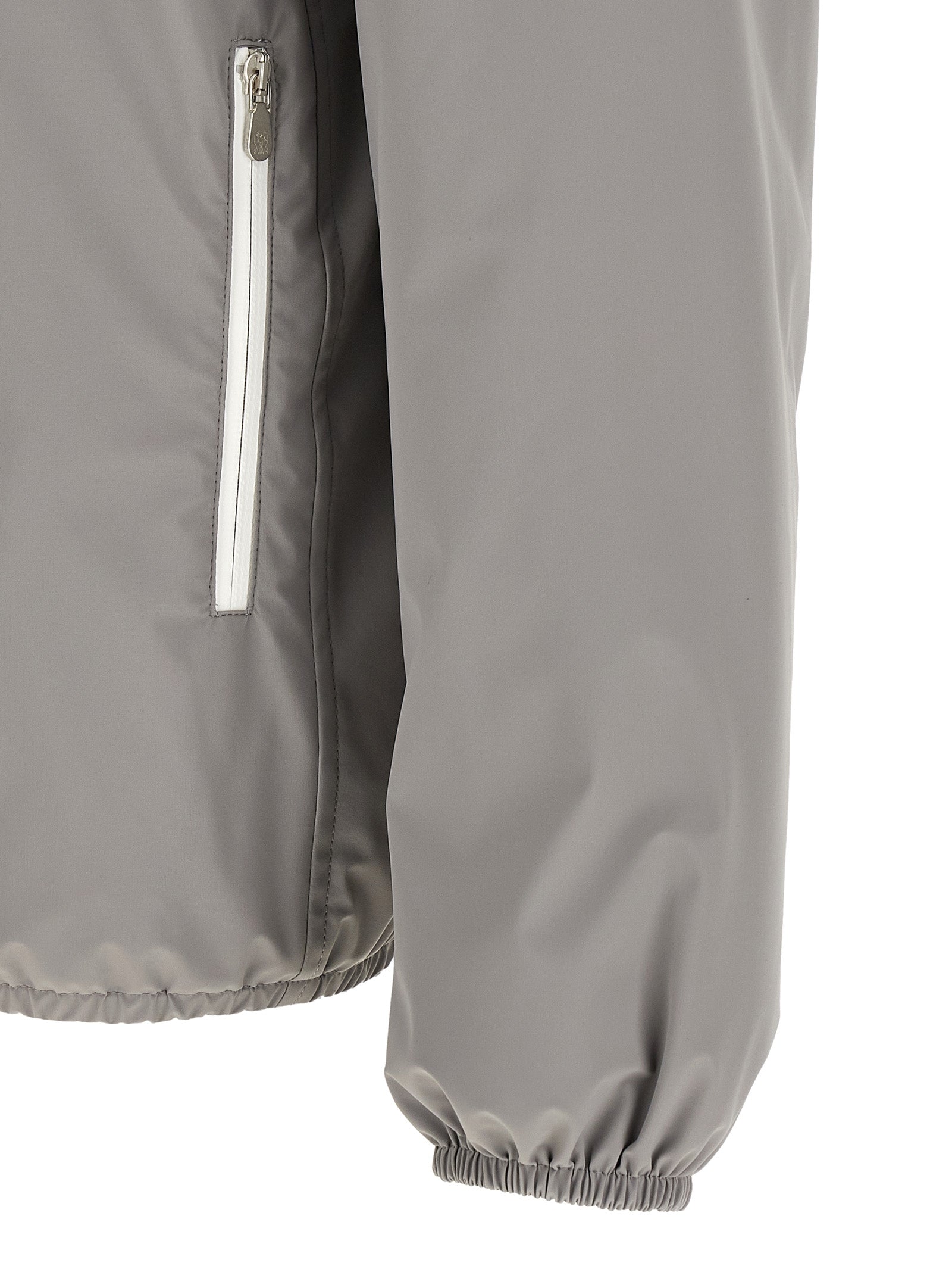 Gray Polyamide Shell Jacket