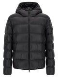 Black Polyamide Full-Length Jacket