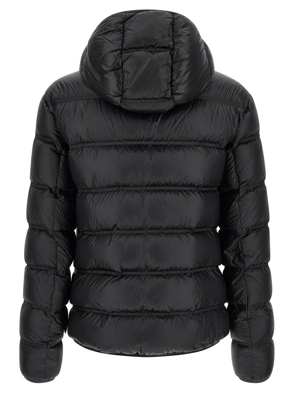 Black Polyamide Full-Length Jacket