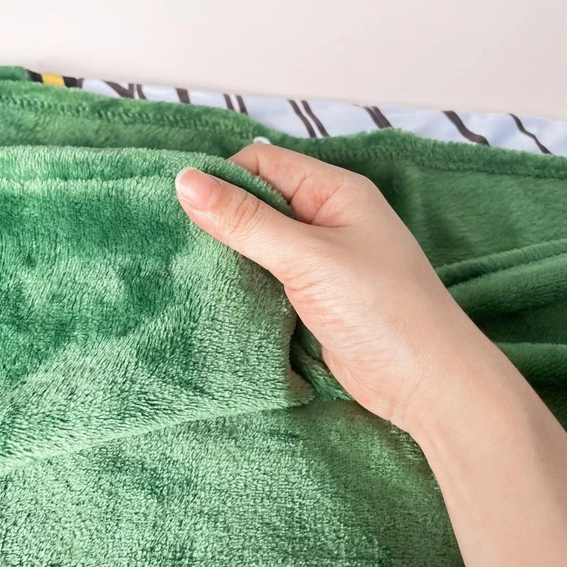 Anime Scout Cloak Flannel Blanket