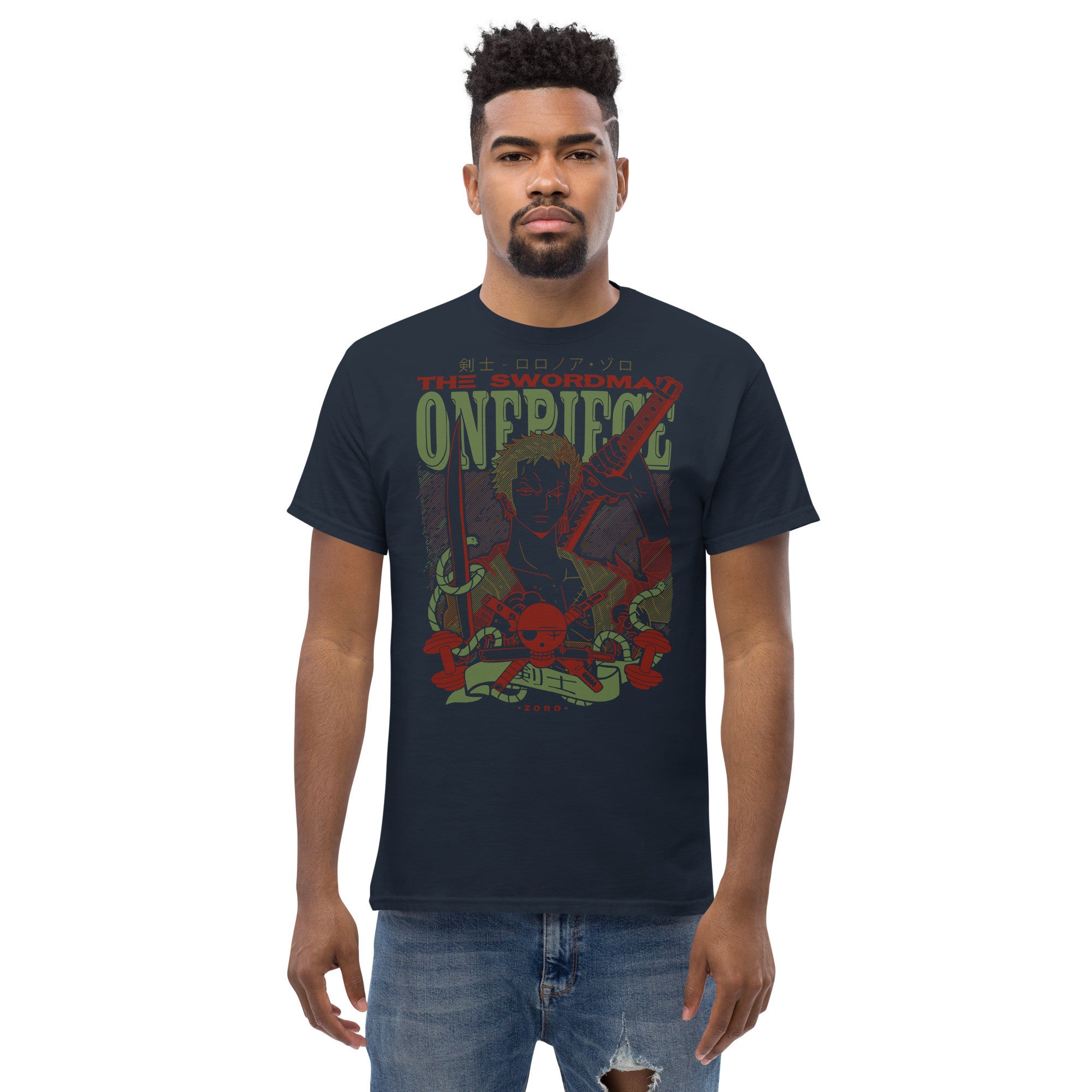 One Piece Anime Tees | Roronoa Zoro T-Shirt | Roronoa Zoro Tees | Anime T-Shirt