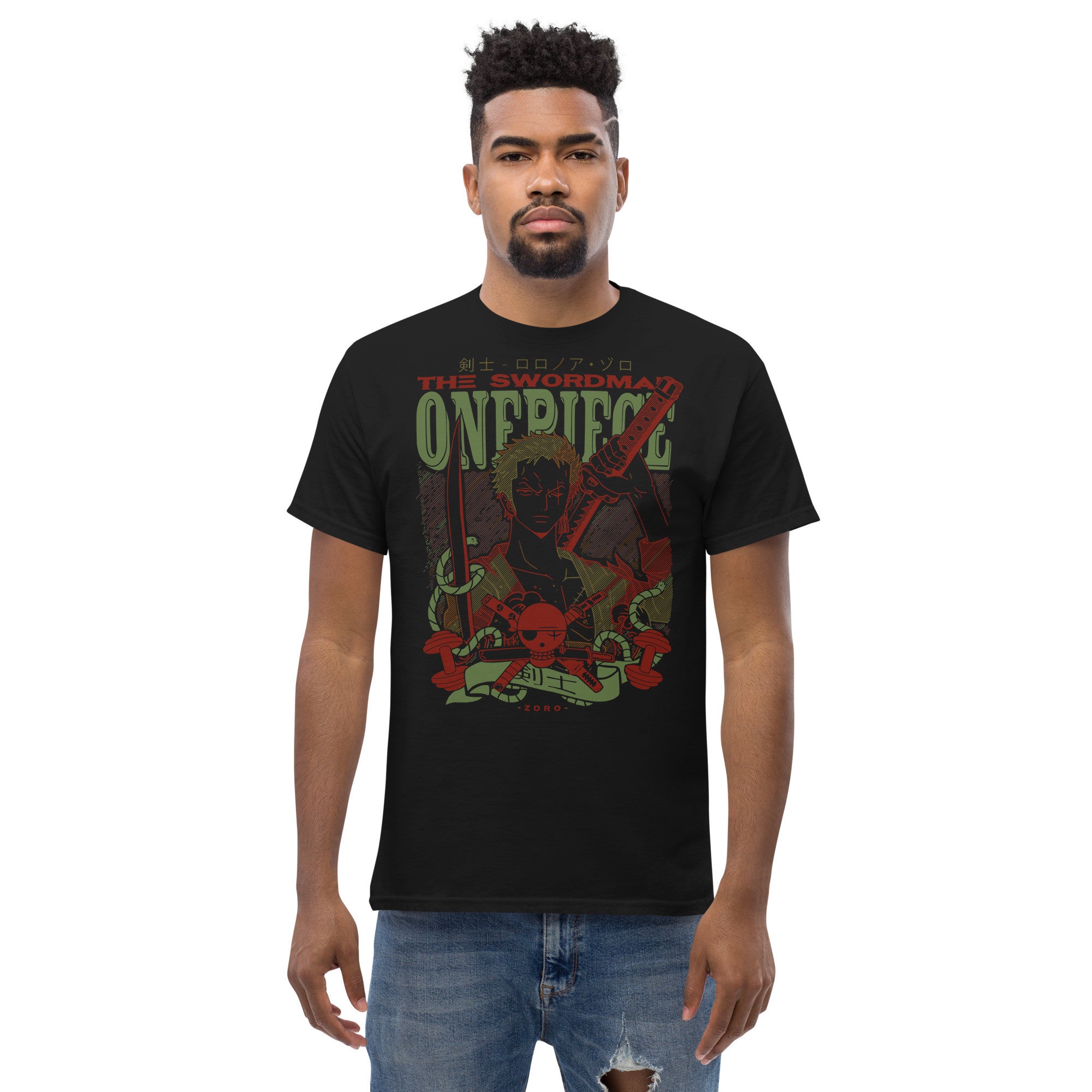 One Piece Anime Tees | Roronoa Zoro T-Shirt | Roronoa Zoro Tees | Anime T-Shirt