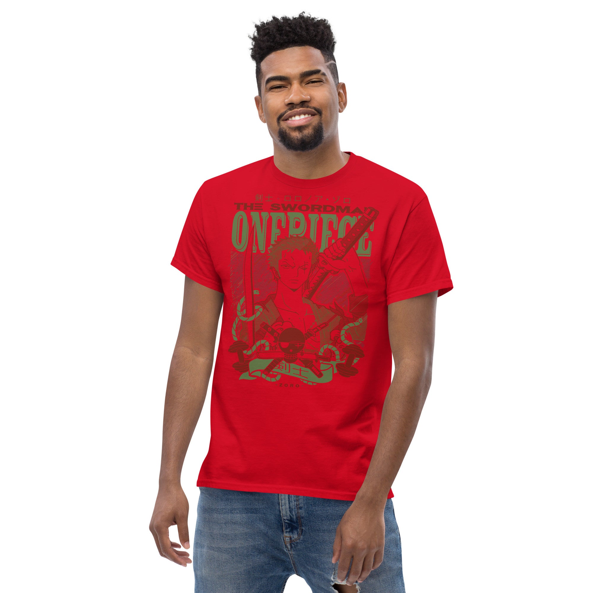 One Piece Anime Tees | Roronoa Zoro T-Shirt | Roronoa Zoro Tees | Anime T-Shirt