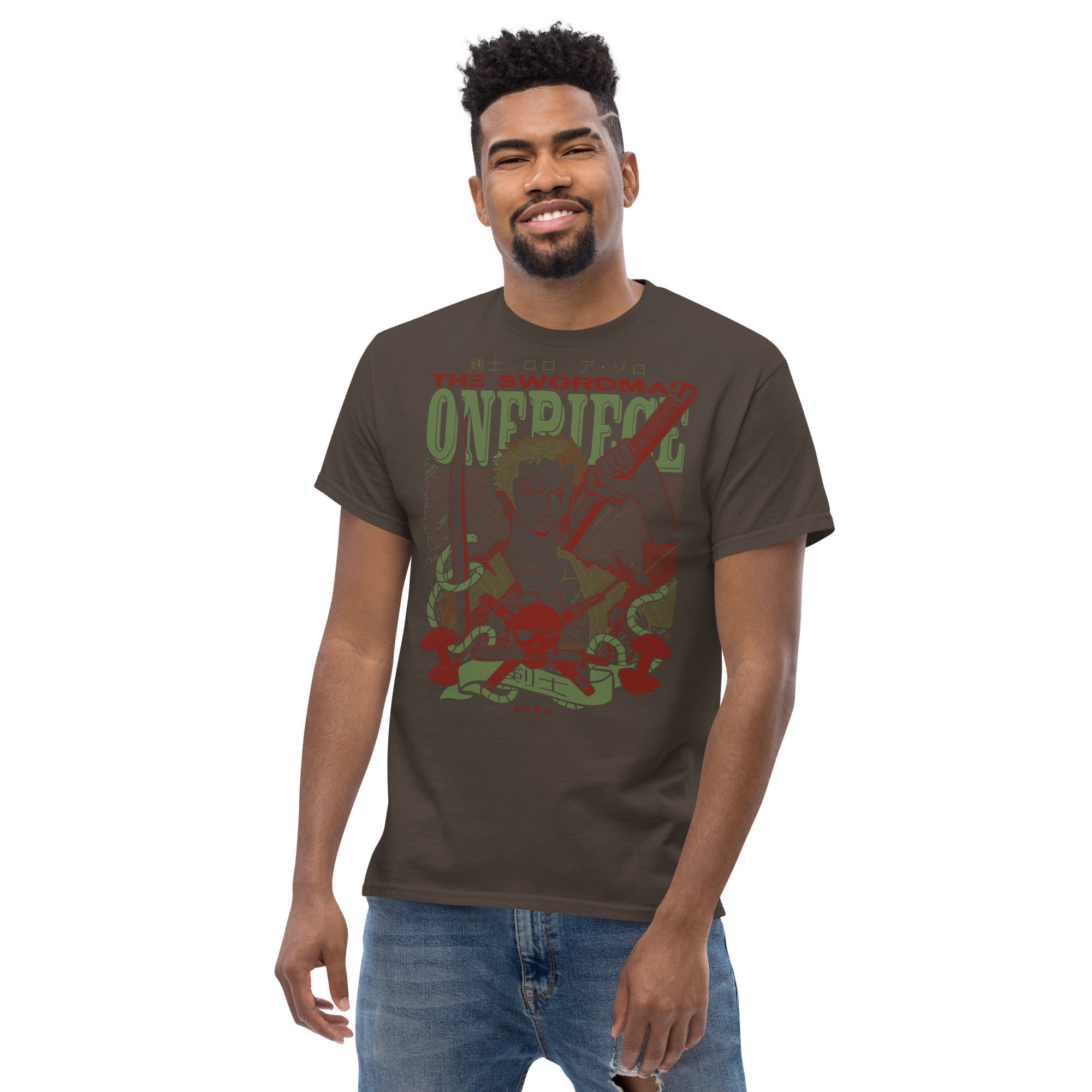 One Piece Anime Tees | Roronoa Zoro T-Shirt | Roronoa Zoro Tees | Anime T-Shirt