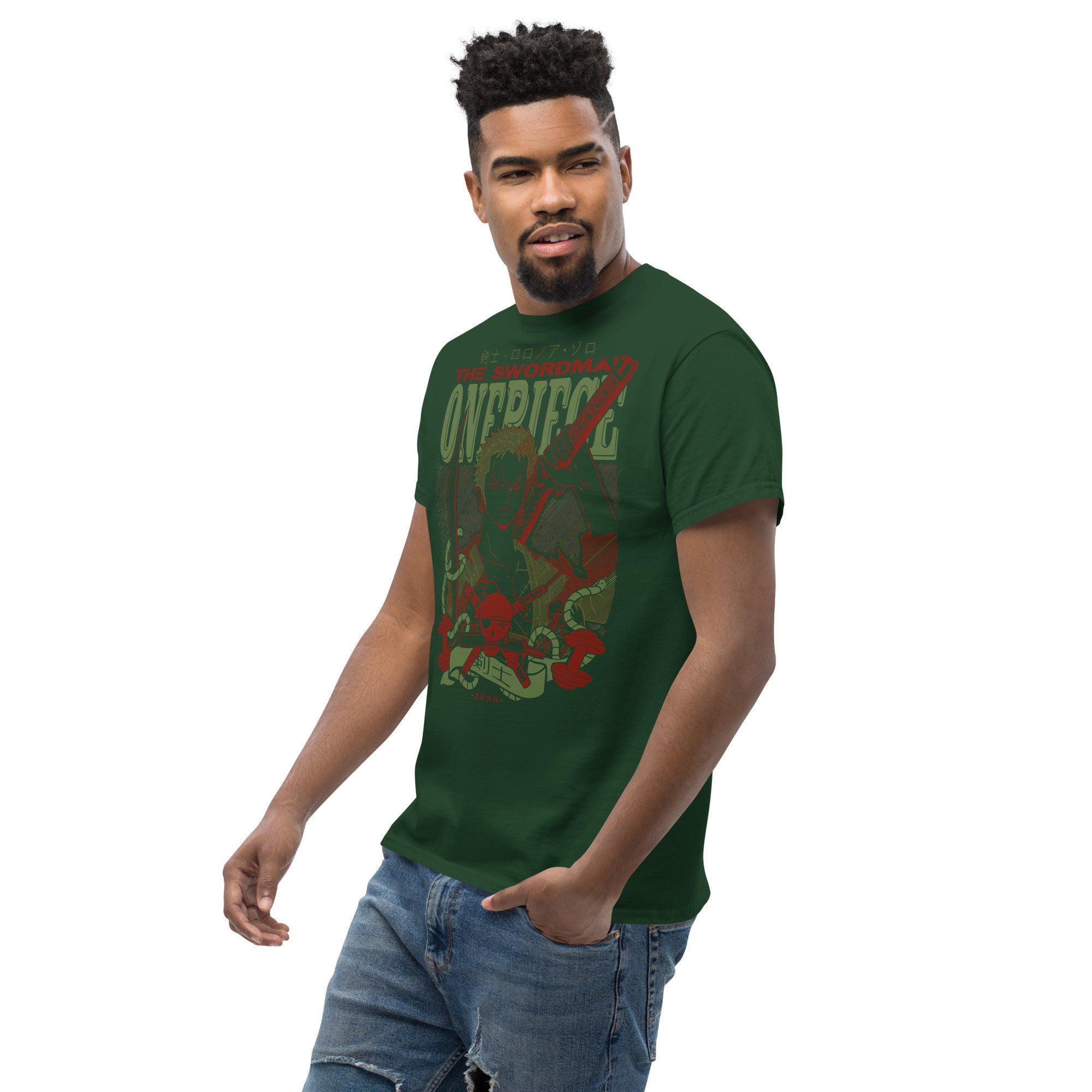 One Piece Anime Tees | Roronoa Zoro T-Shirt | Roronoa Zoro Tees | Anime T-Shirt