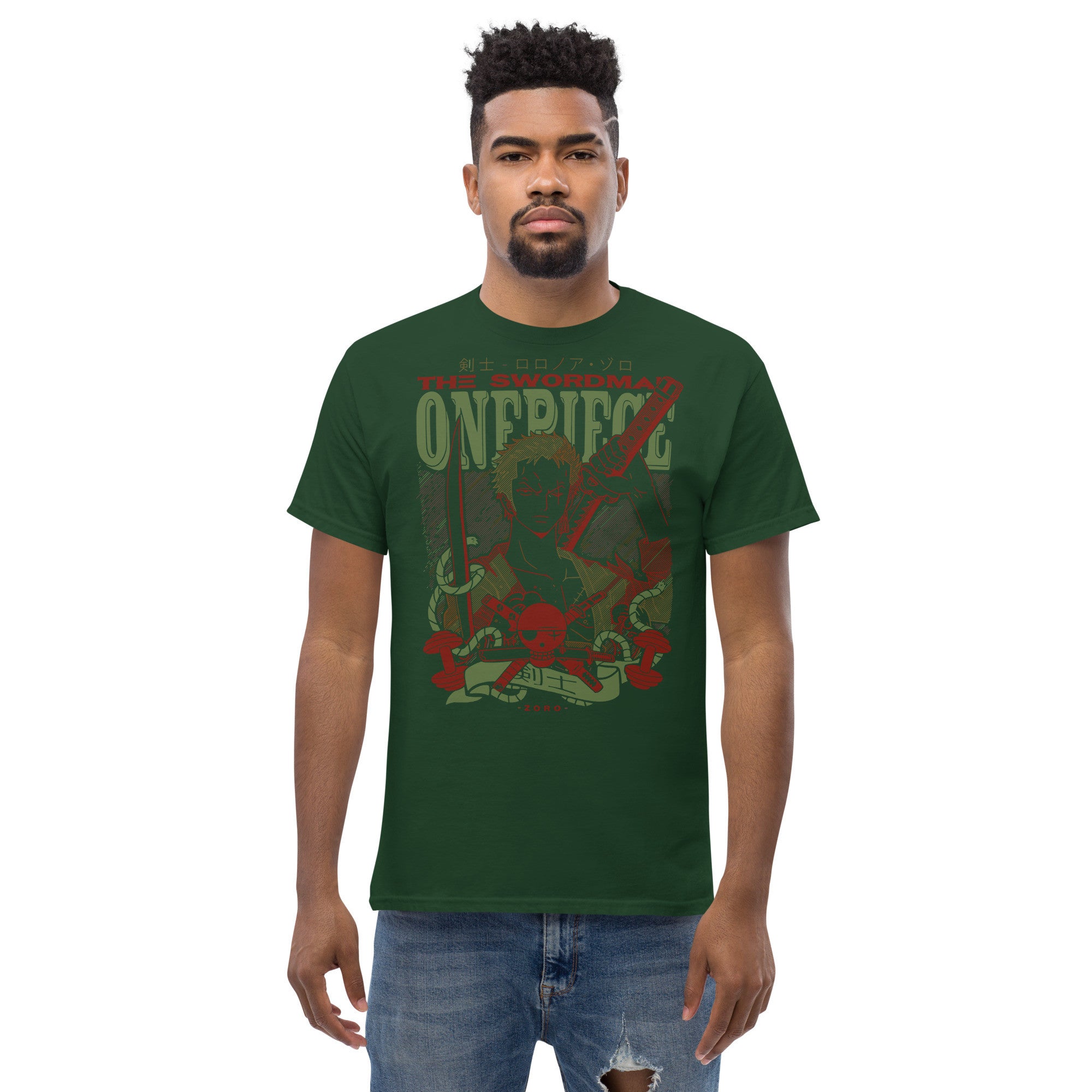 One Piece Anime Tees | Roronoa Zoro T-Shirt | Roronoa Zoro Tees | Anime T-Shirt