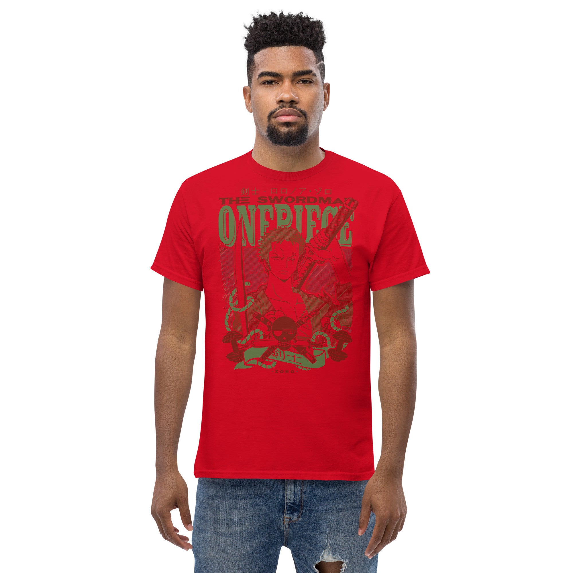 One Piece Anime Tees | Roronoa Zoro T-Shirt | Roronoa Zoro Tees | Anime T-Shirt