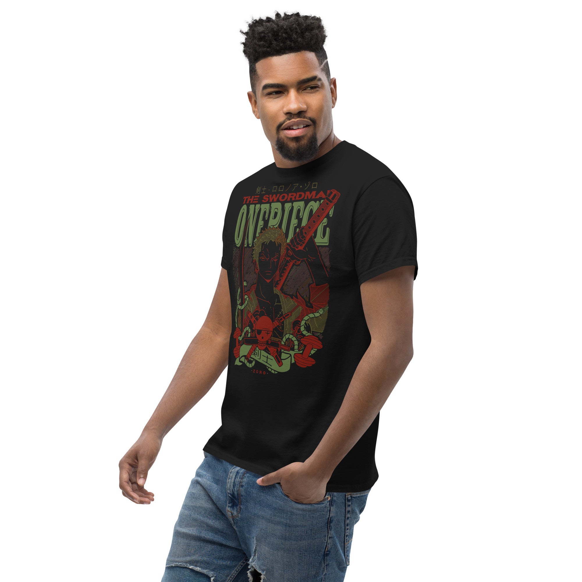 One Piece Anime Tees | Roronoa Zoro T-Shirt | Roronoa Zoro Tees | Anime T-Shirt